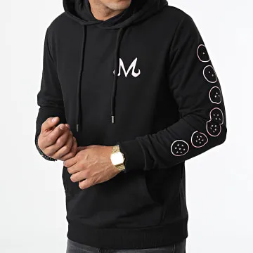 Felpa con cappuccio Majin Chest Nero Rosa