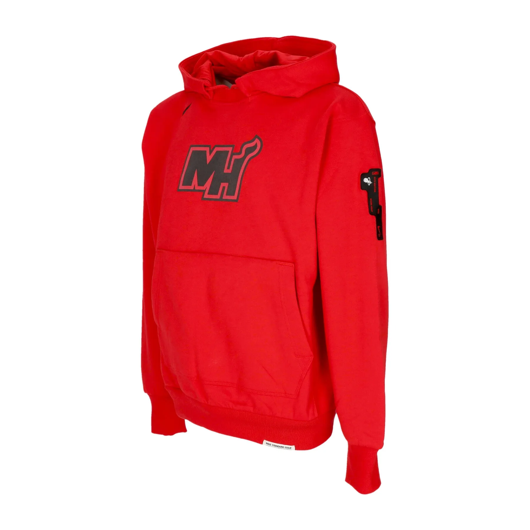 Felpa Leggera Cappuccio Uomo Nba City Edition Courtside Standard Issue 2023/24 Hoodie Miahea University Red