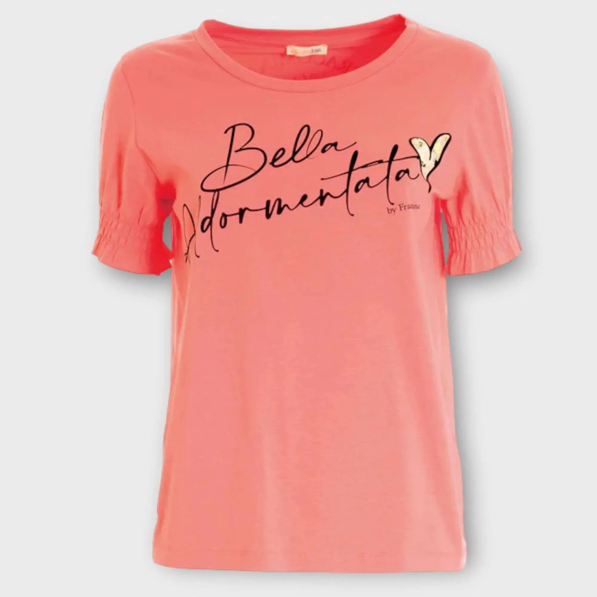 Fracomina – T-shirt regular in jersey con stampa melon