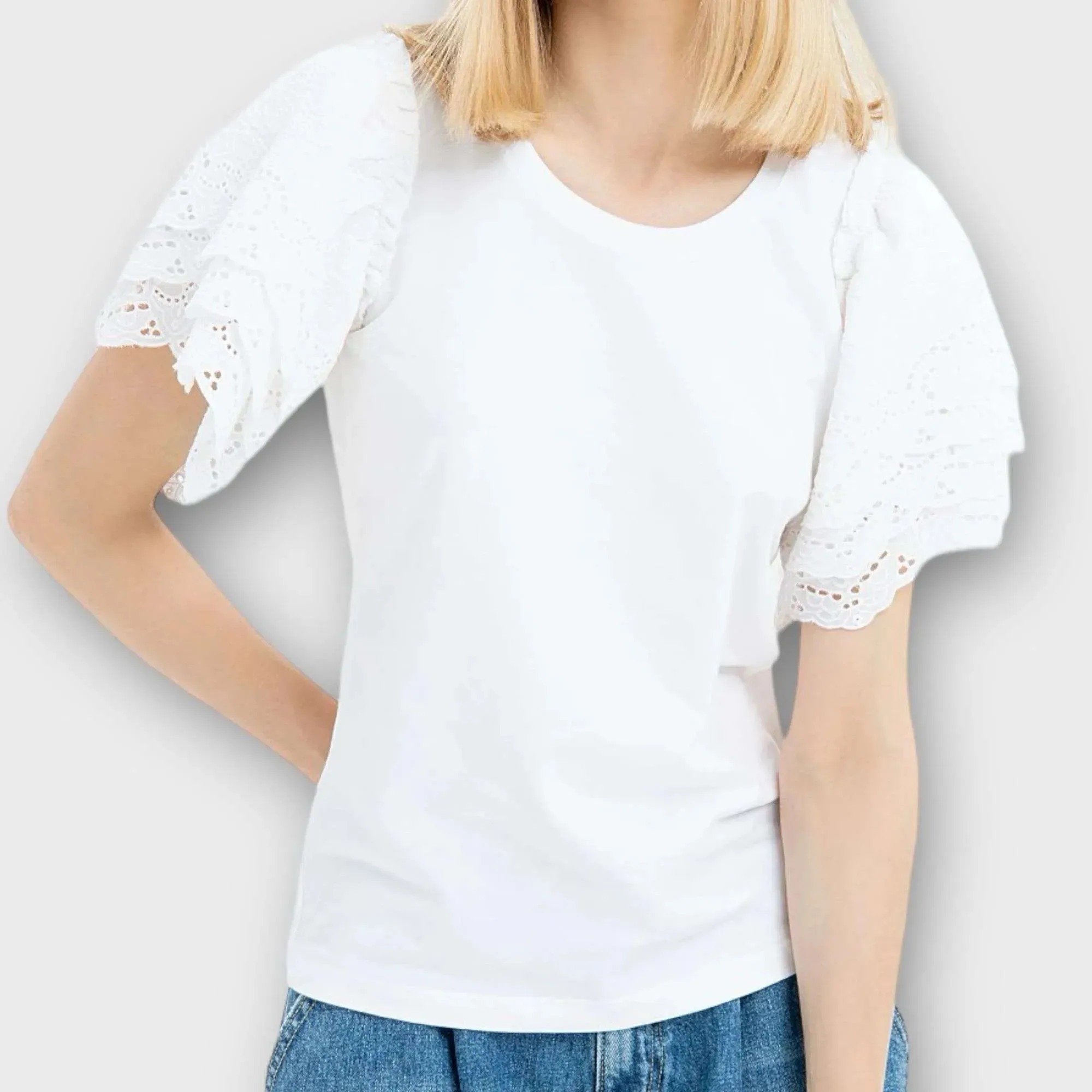 Fracomina – T-shirt regular in jersey stretch