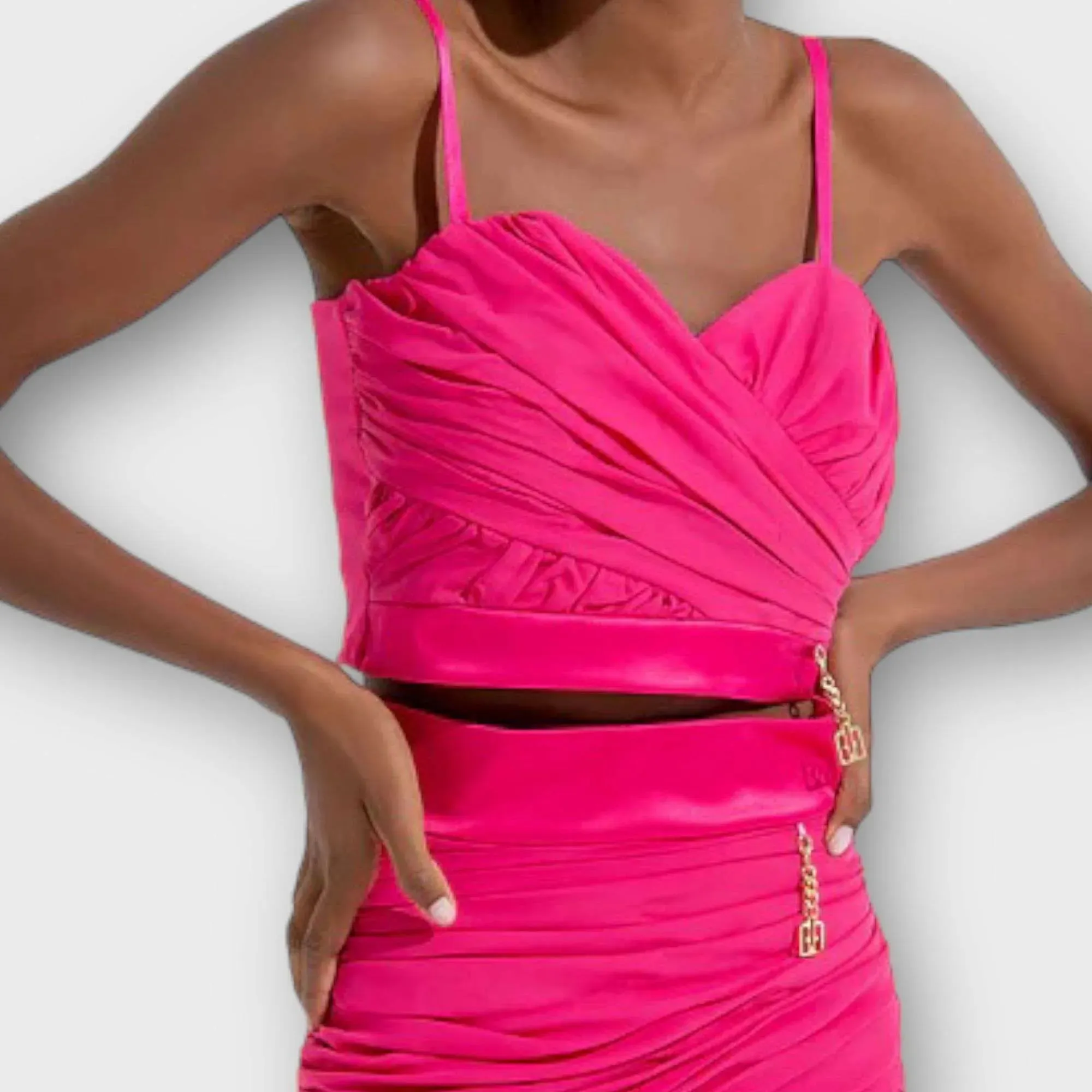Fracomina – Top corpetto cropped