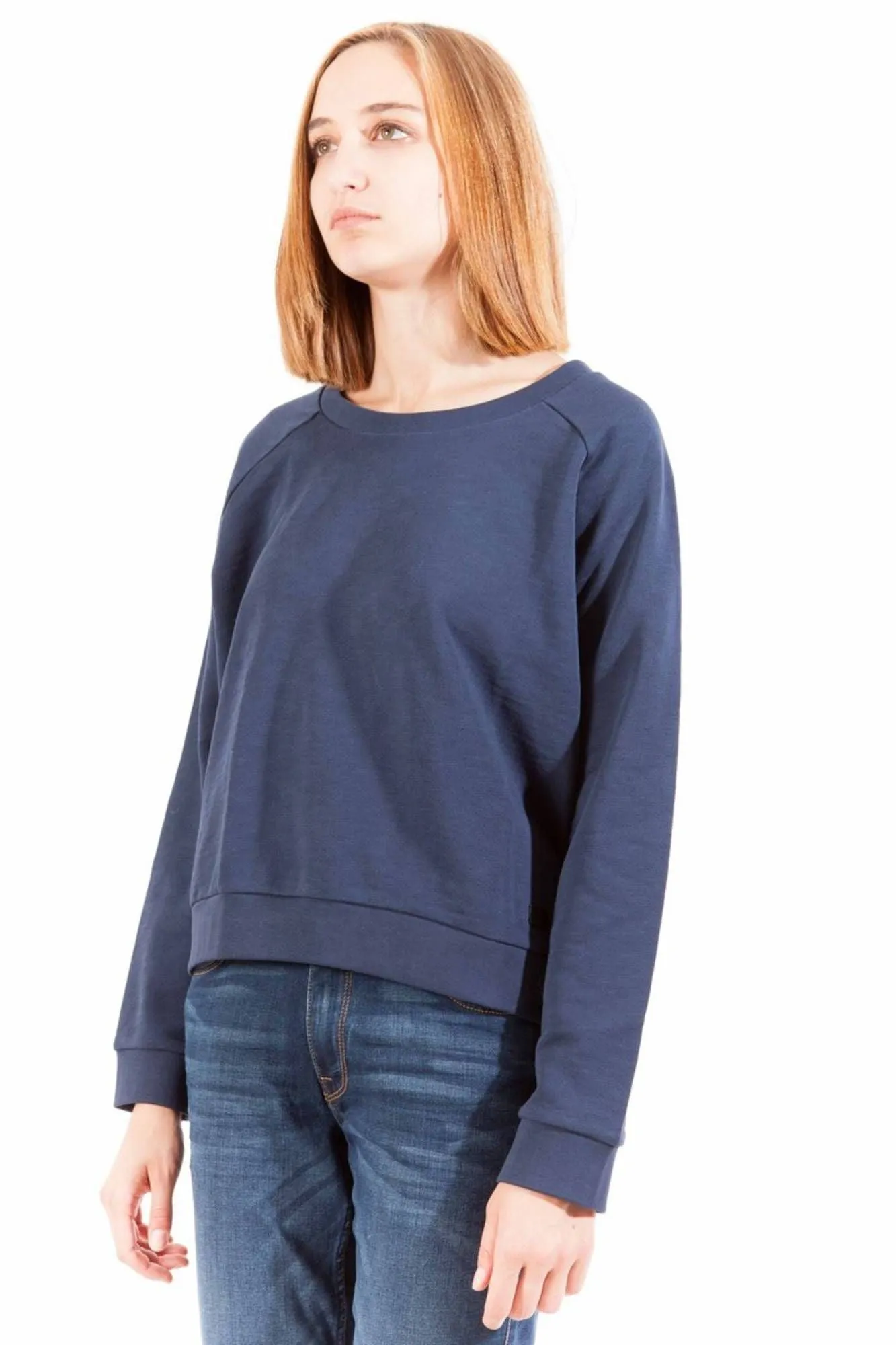 GANT FELPA SENZA ZIP DONNA BLU