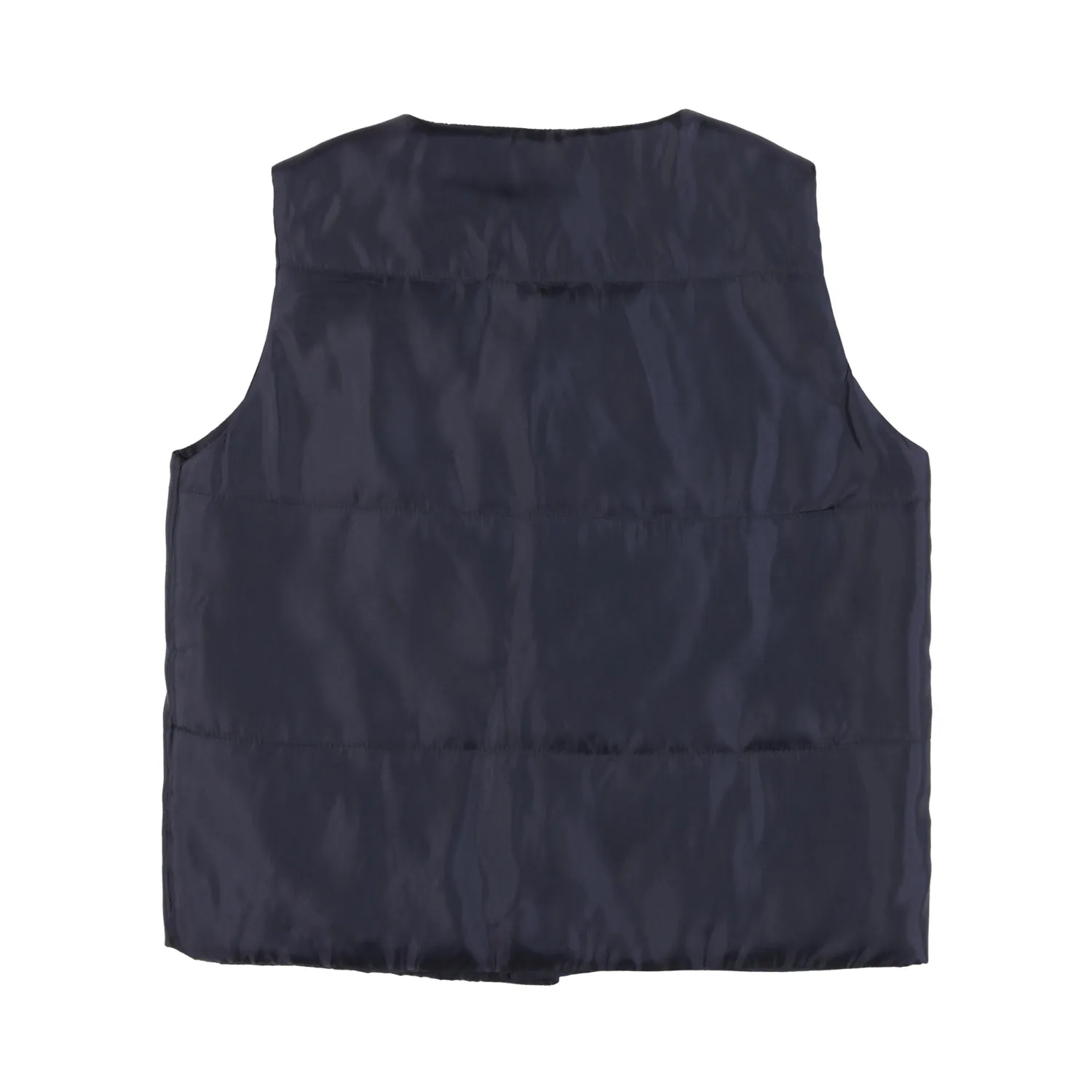 Gilet Imbottito Blu Navy Bambino E Bambina