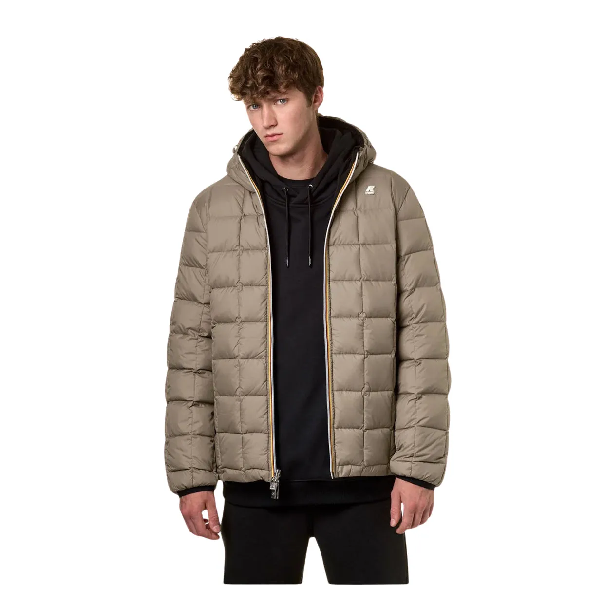 Giubbino Uomo K-Way Jack St Thermo Reversibile Nero/Beige