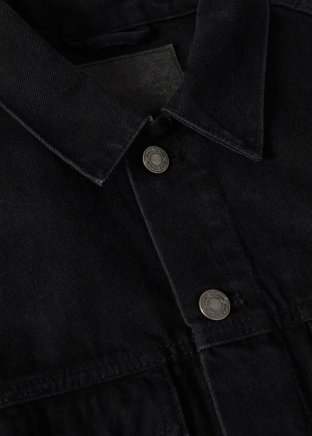 Giubbotto denim tasche