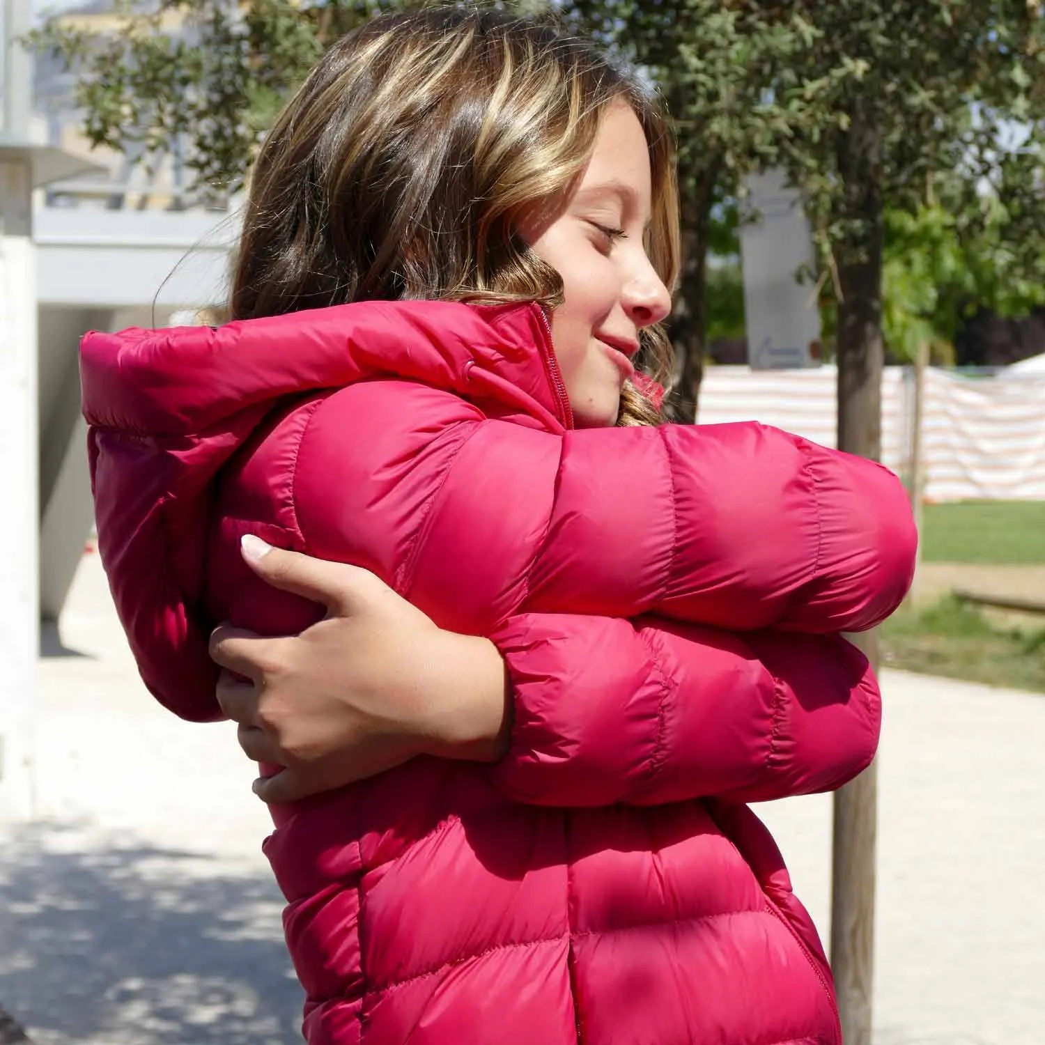 Giubbotto Fucsia Bambina Teen