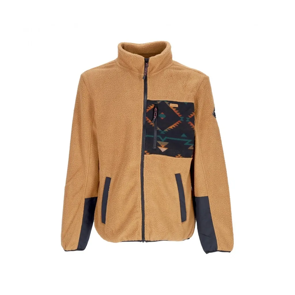 giubbotto pile uomo wonder track jacket CARAMEL