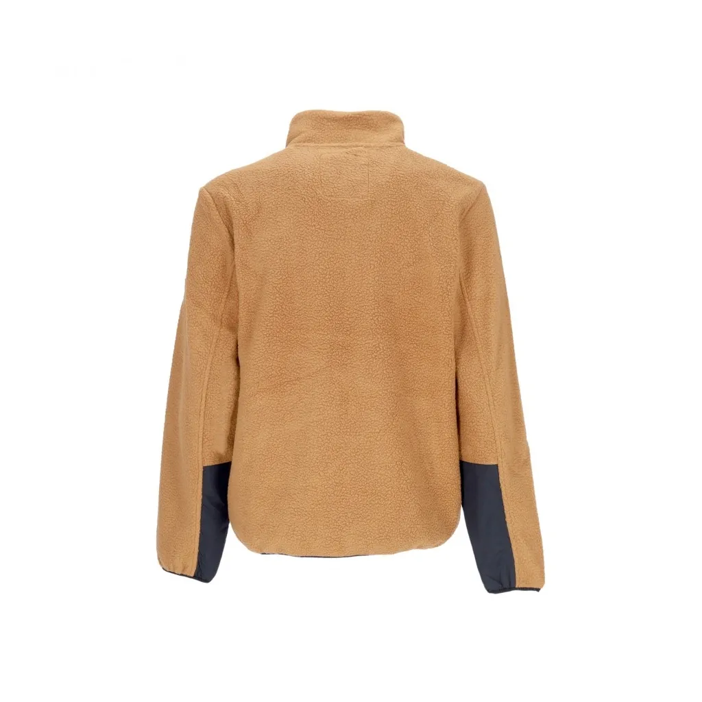 giubbotto pile uomo wonder track jacket CARAMEL