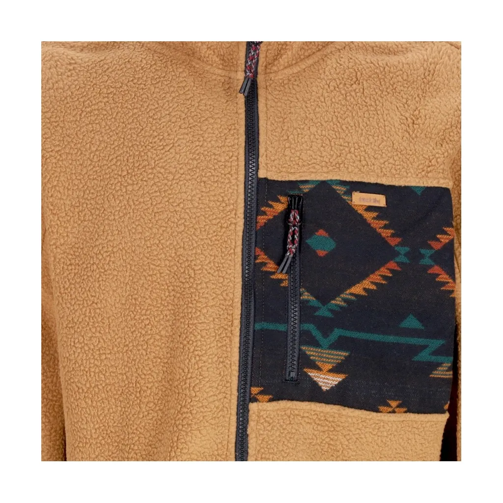 giubbotto pile uomo wonder track jacket CARAMEL