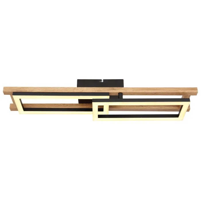 Globo ILLA Plafoniera LED Nero, 1-Luce