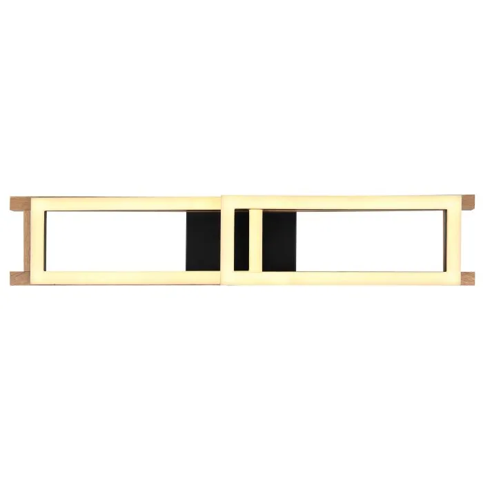 Globo ILLA Plafoniera LED Nero, 1-Luce