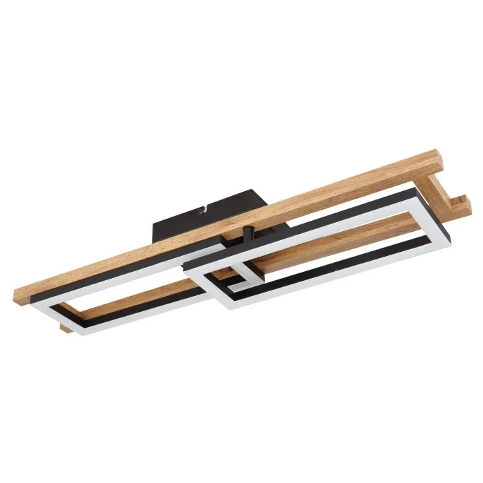 Globo ILLA Plafoniera LED Nero, 1-Luce