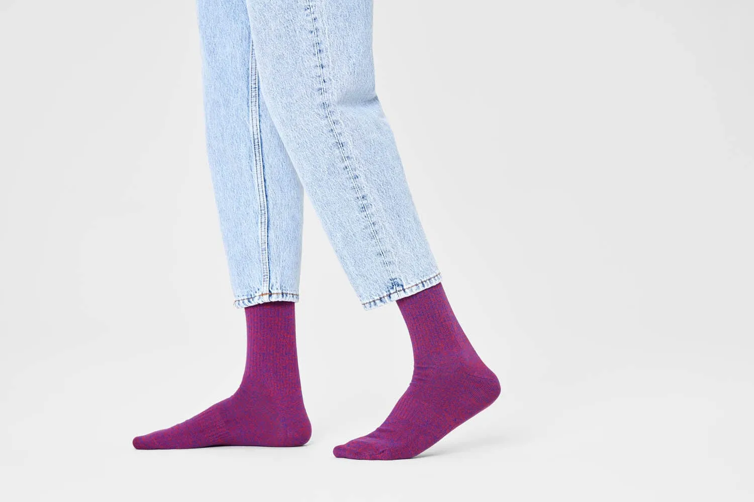 IM SOLID THIN CREW SOCK