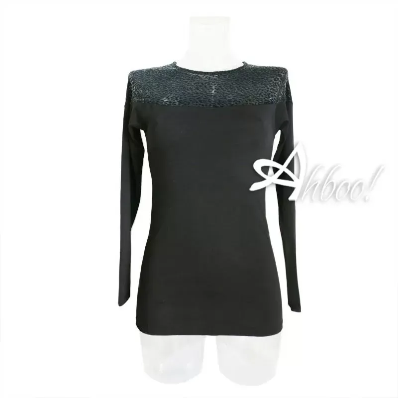  Jadea Jadea maglia tulle floccato mini maculato