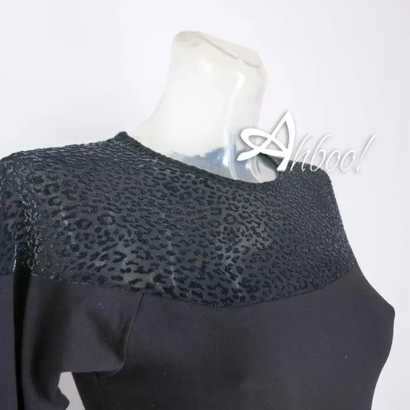  Jadea Jadea maglia tulle floccato mini maculato