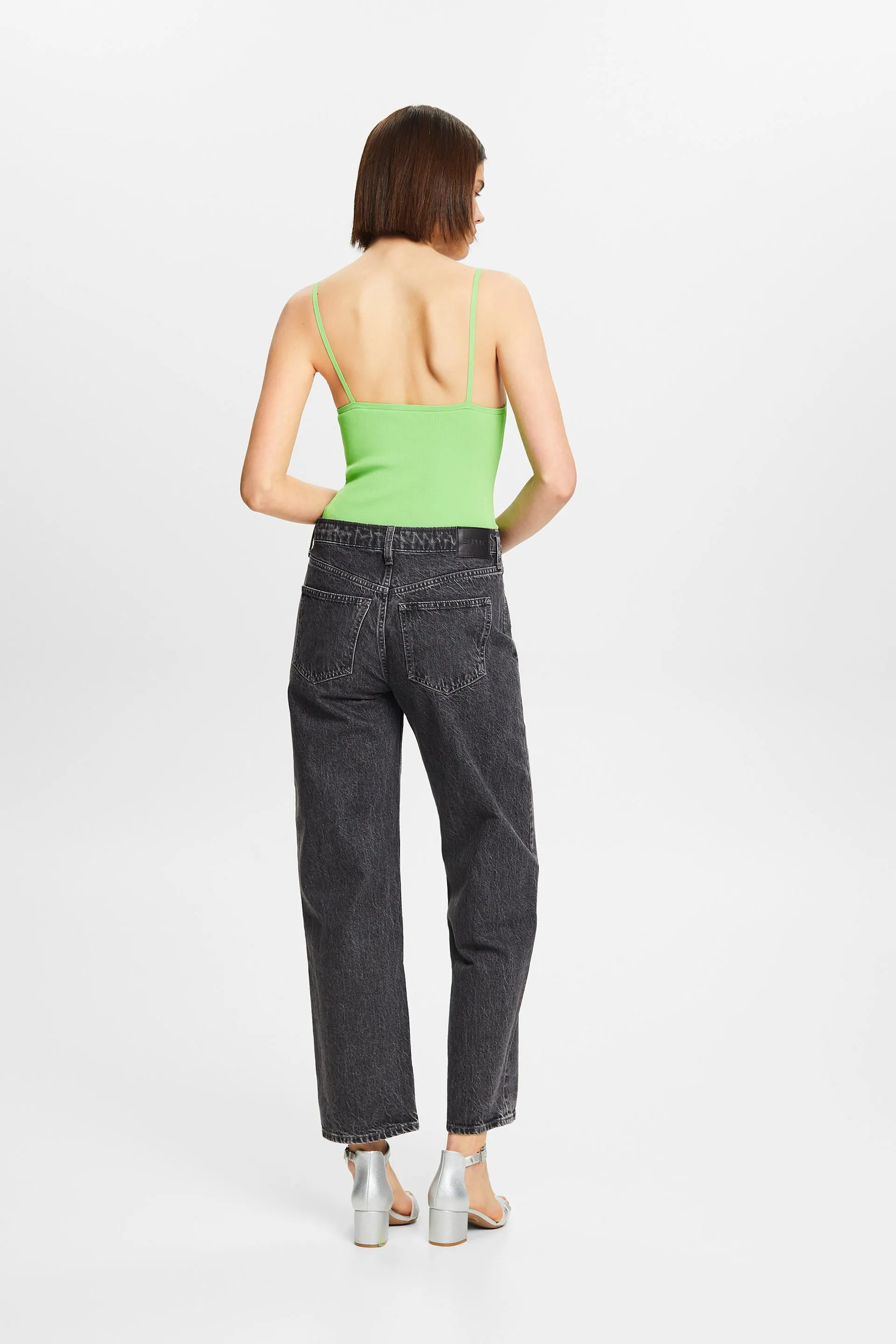 Jeans loose retrò a vita bassa
