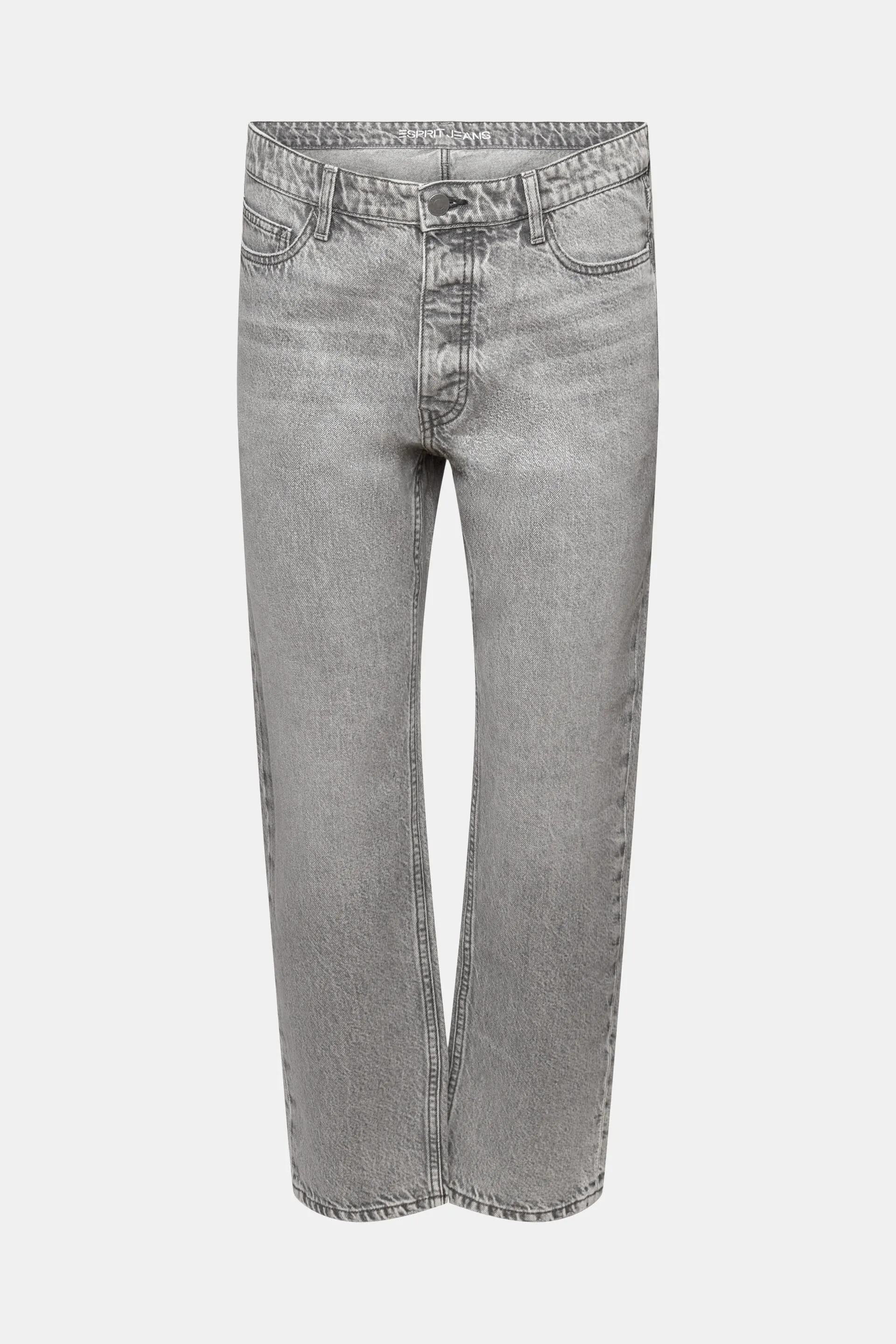 Jeans retrò a vita media e taglio relaxed