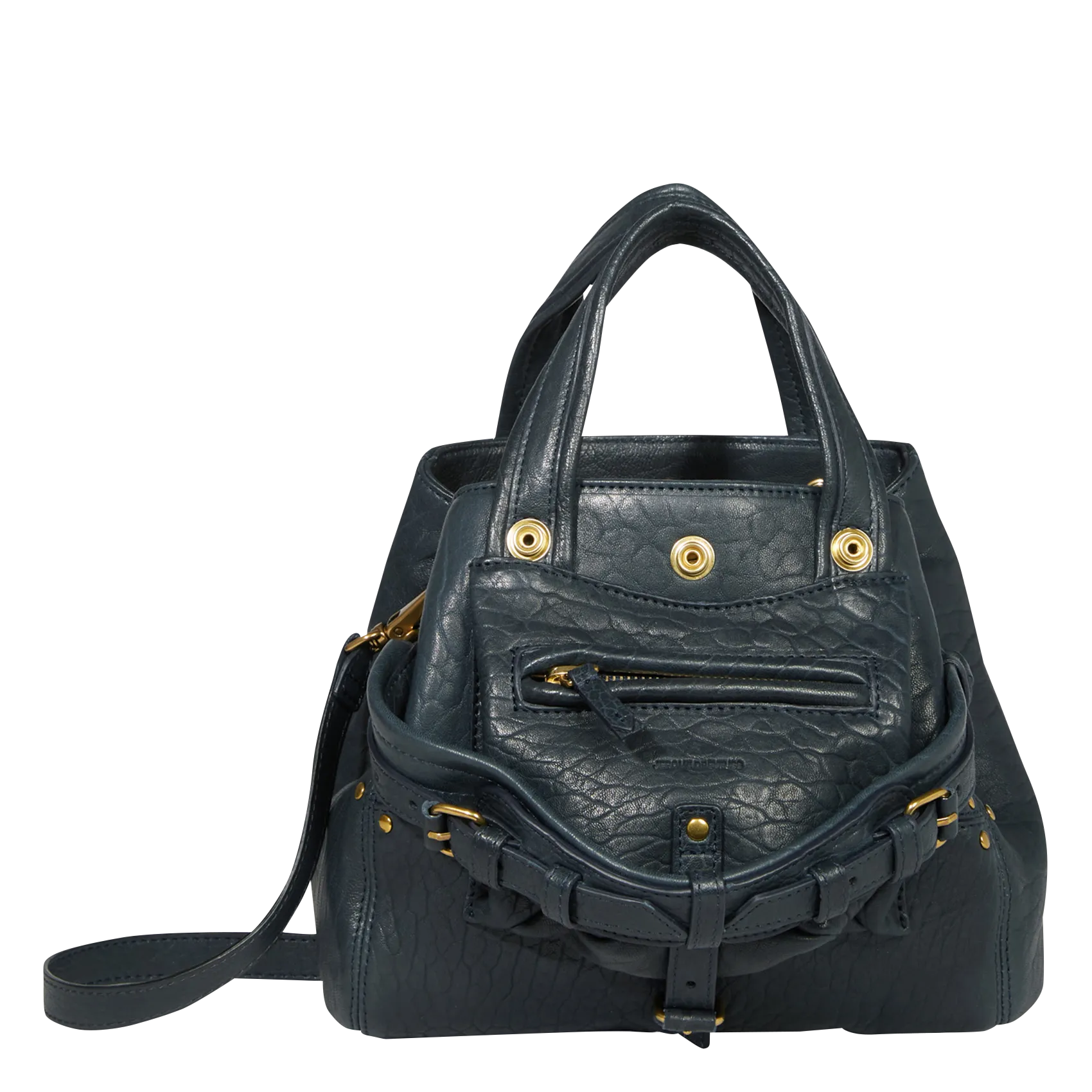  JEROME DREYFUSS   BILLY NANO - Mini borsa a mano in pelle | Blu