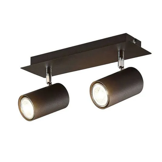 Joffrey 2 Plafoniera Nero - Lindby | Acquista online