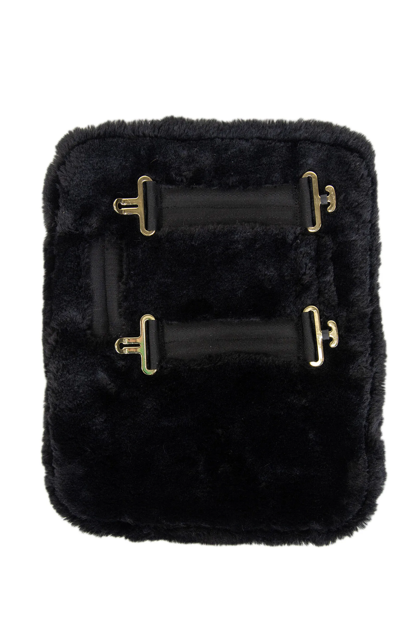 Kentucky Horsewear Vegan pelle di pecora petto Expander 2 fibbie