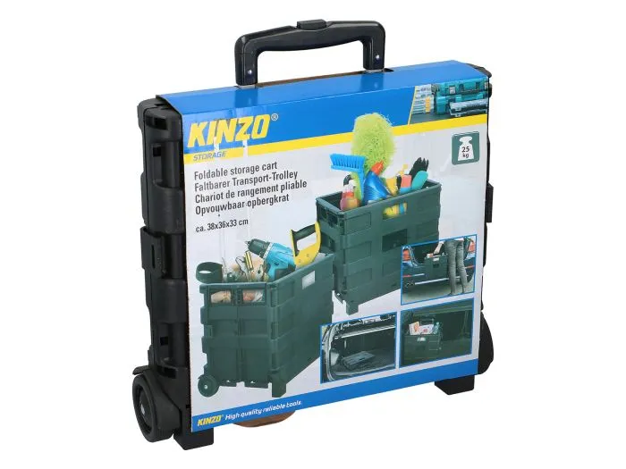 Kinzo trolley pieghevole per la spesa