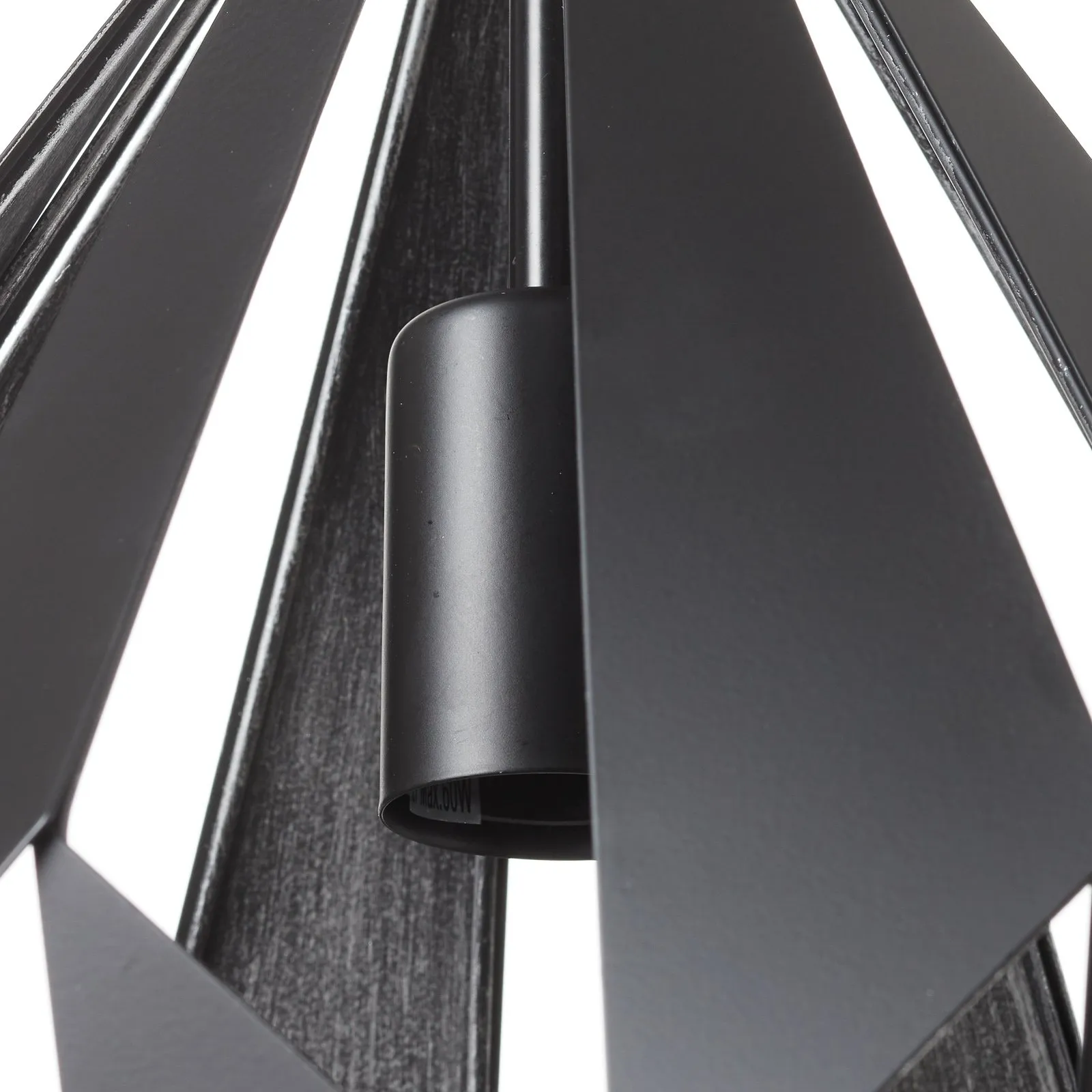 Lampada a sospensione Carlton nero-argento Ø 31 cm