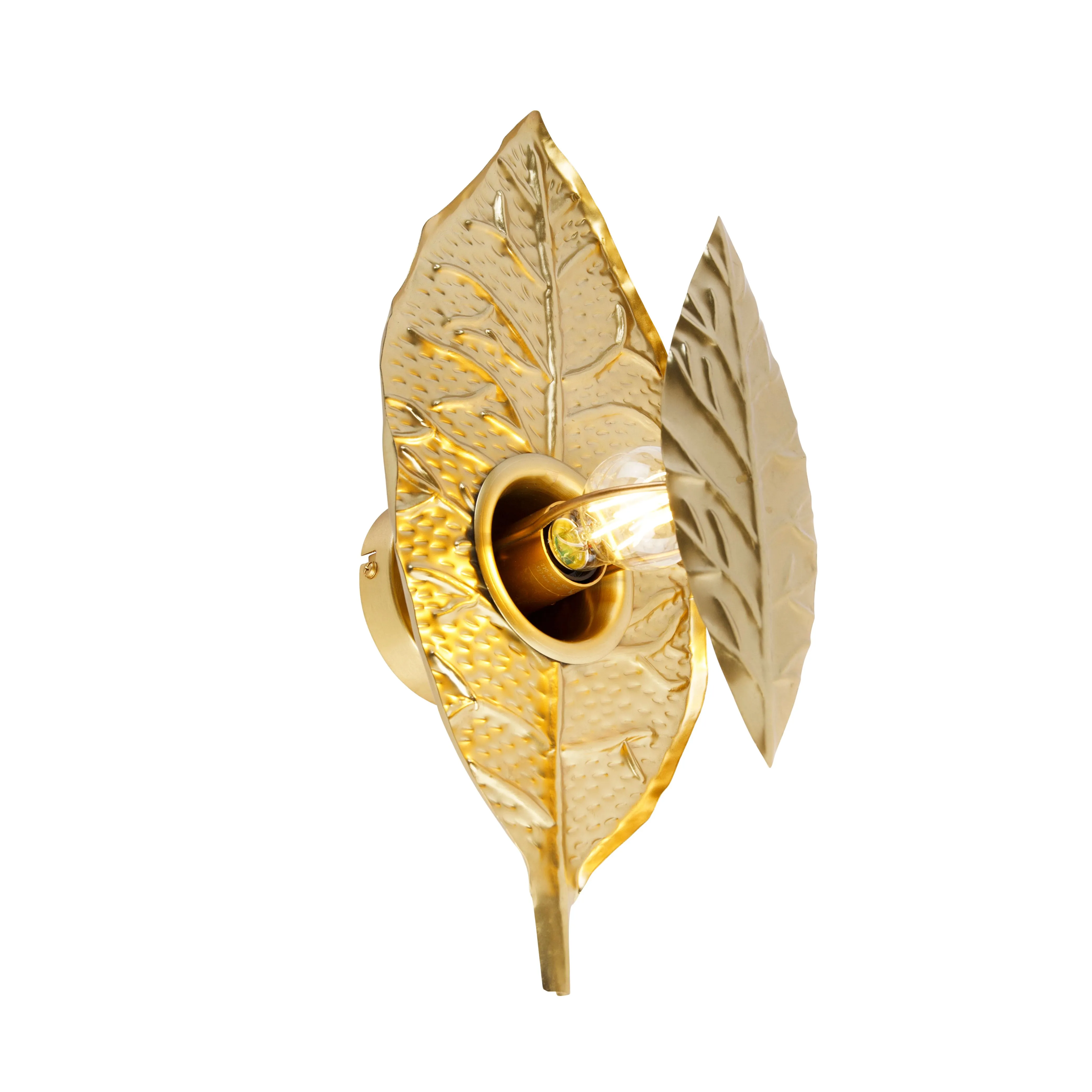 Lampada da parete design oro antico - Nora