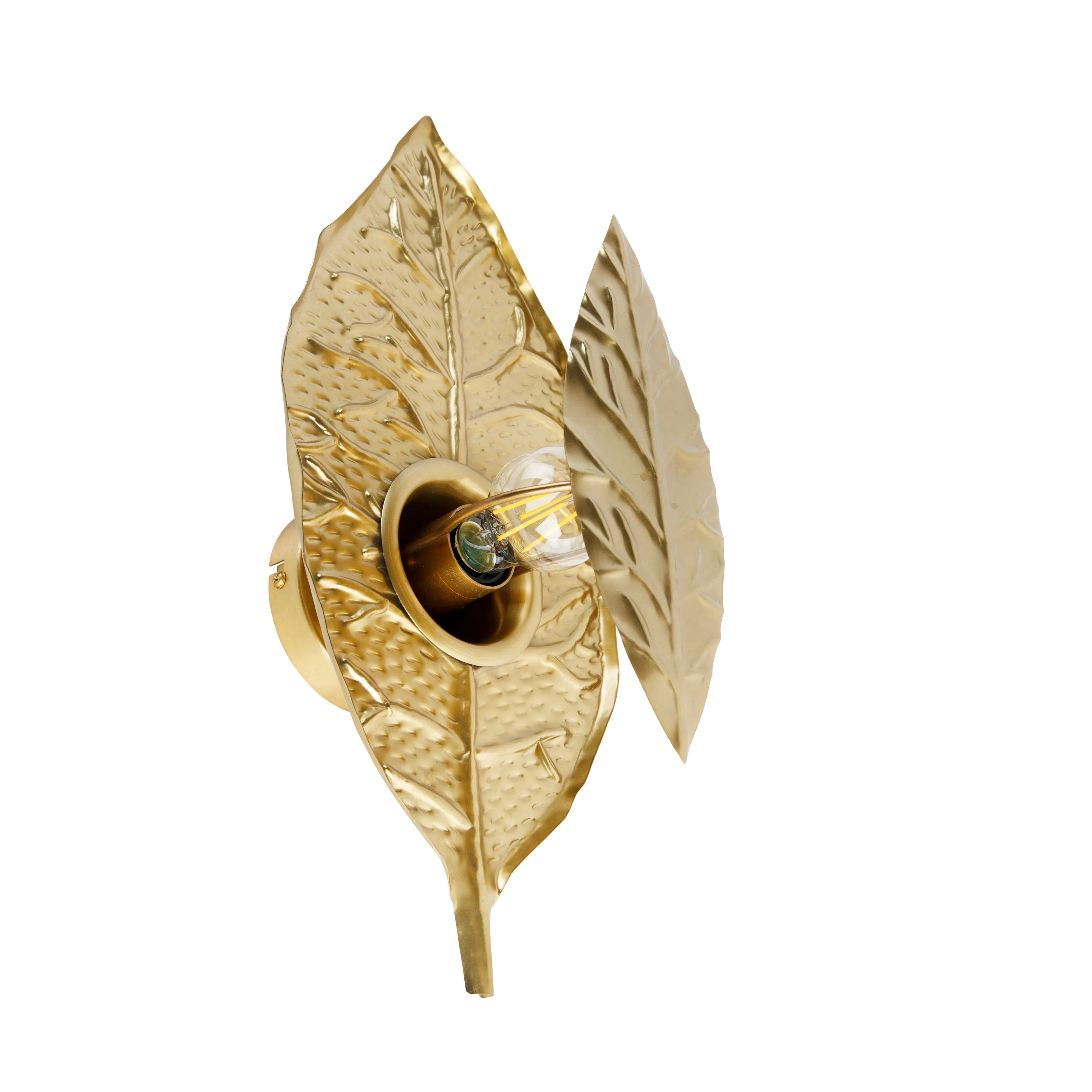 Lampada da parete design oro antico - Nora