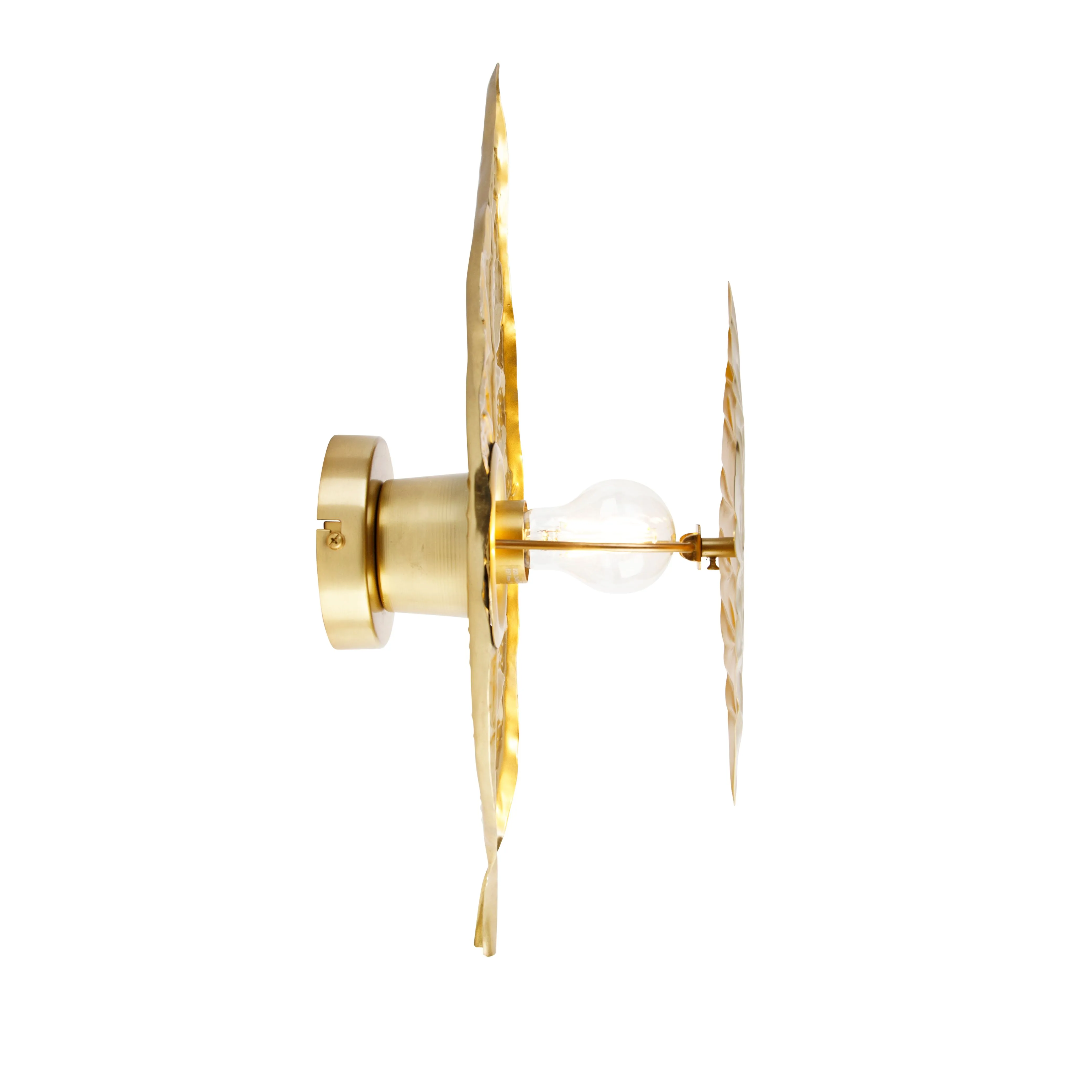 Lampada da parete design oro antico - Nora