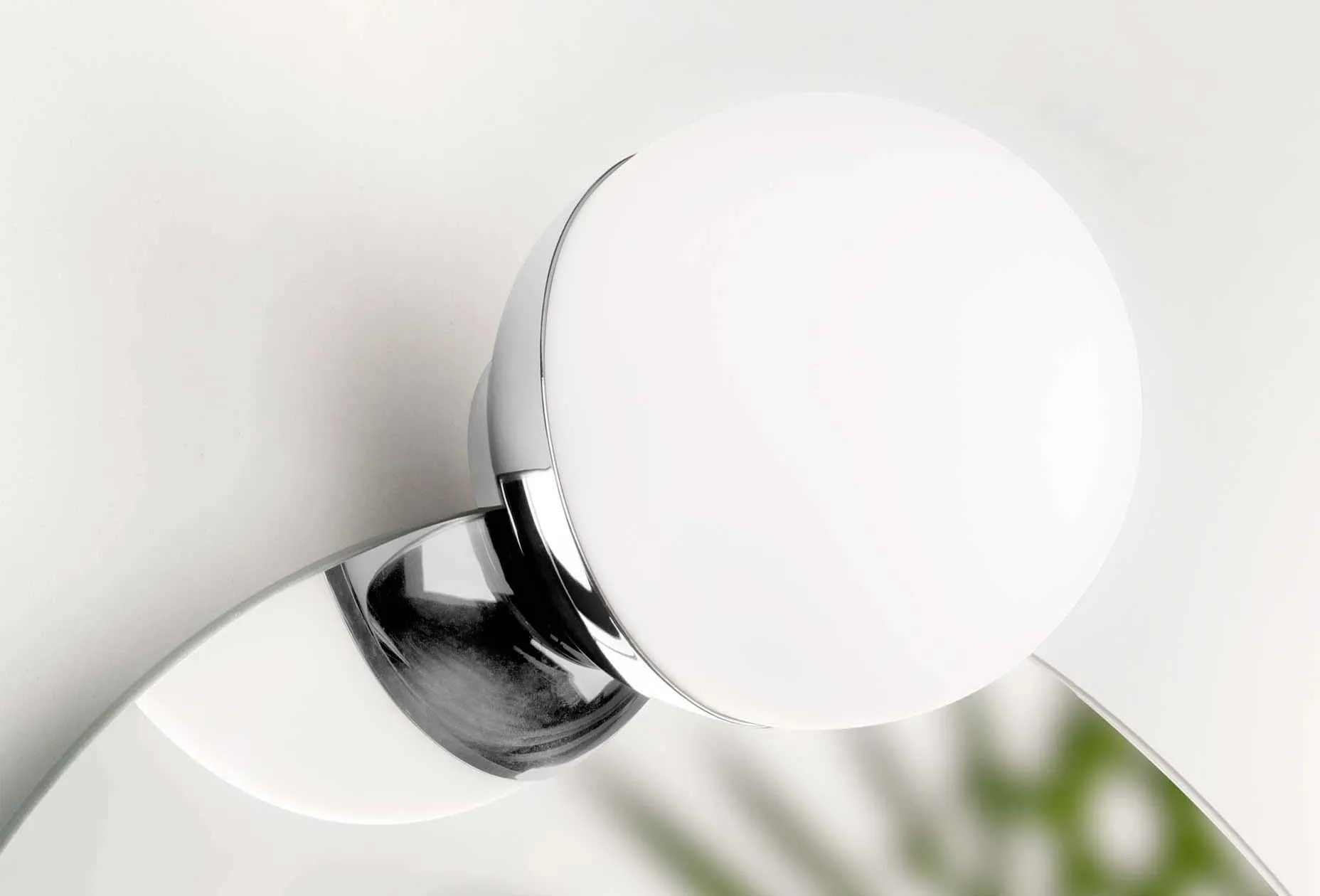 Lampada Led per specchio bagno Scarlett Cromo 90x90x93 mm