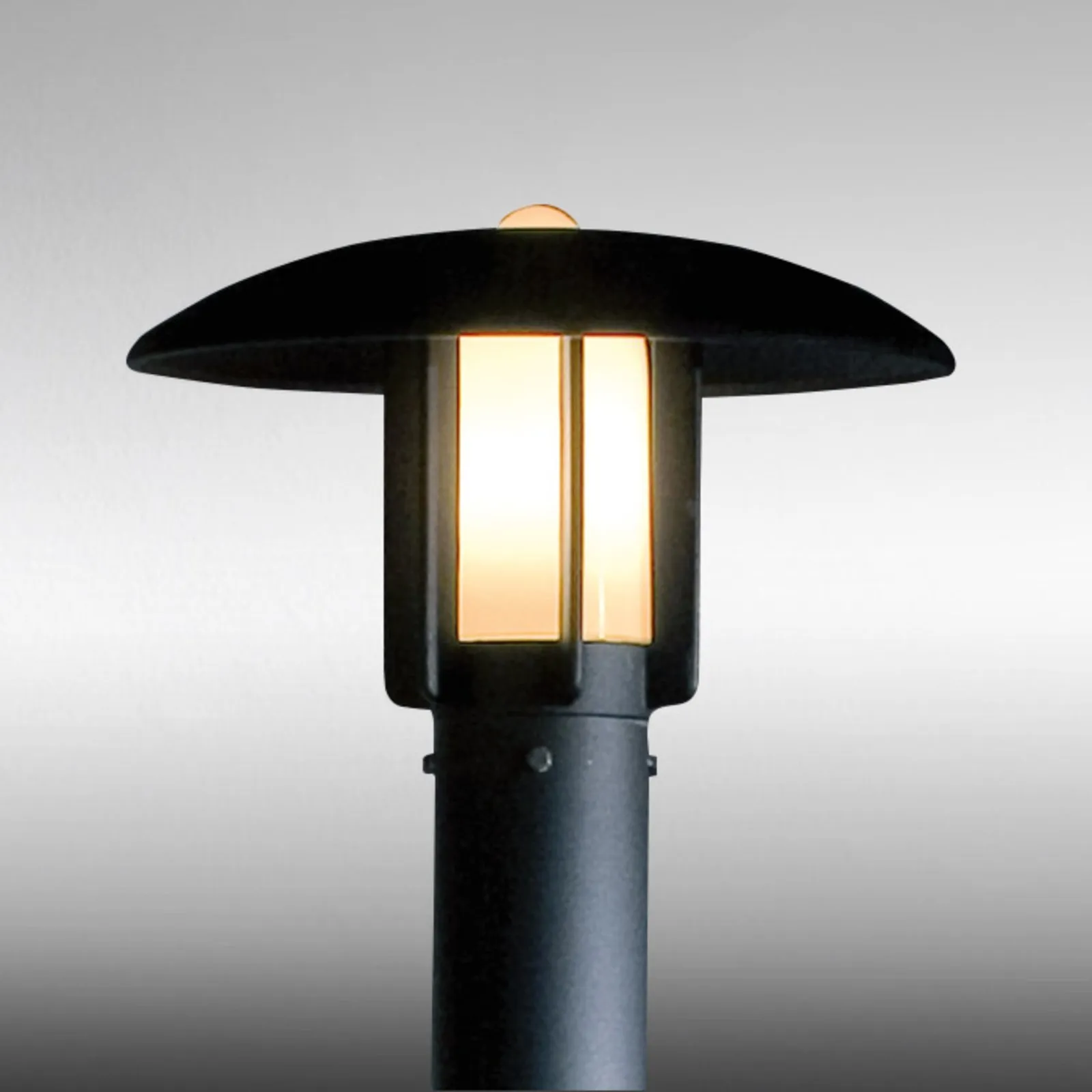 Lampione Heimdal, altezza 200 cm, nero