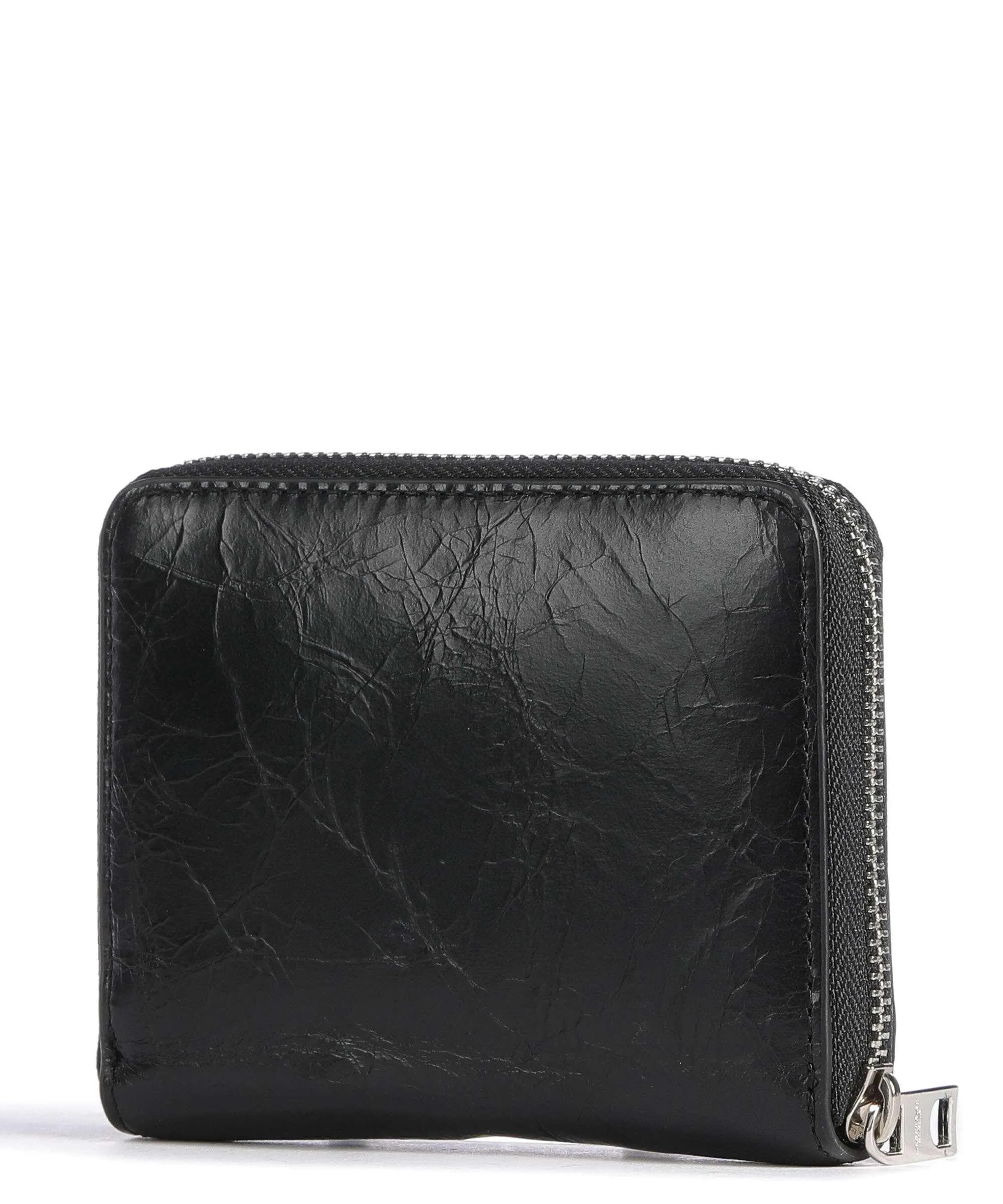  Liebeskind LK 204 Conny Lack Distressed Portafoglio pelle granulata nero  