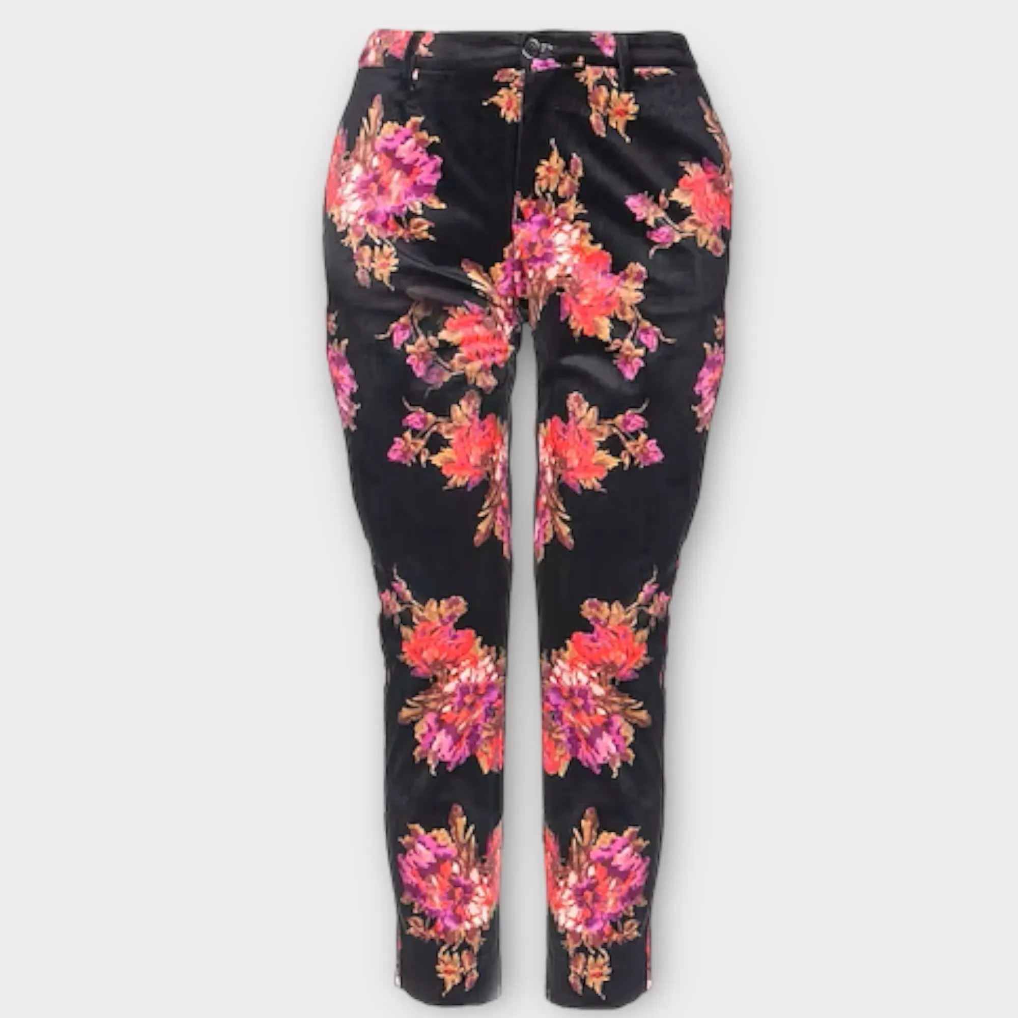 Liu Jo – Pantaloni chino in velluto stampato