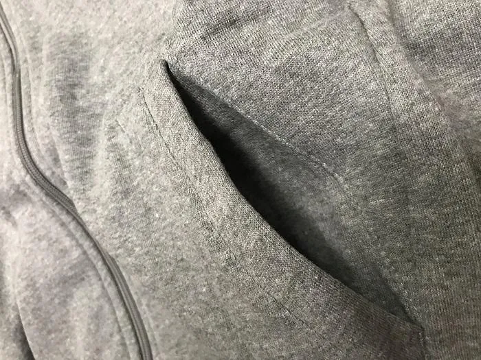 Lotto felpa con cappuccio e carniera intera da uomo Sweat FZ Delta Plus T5535 blu-grigio
