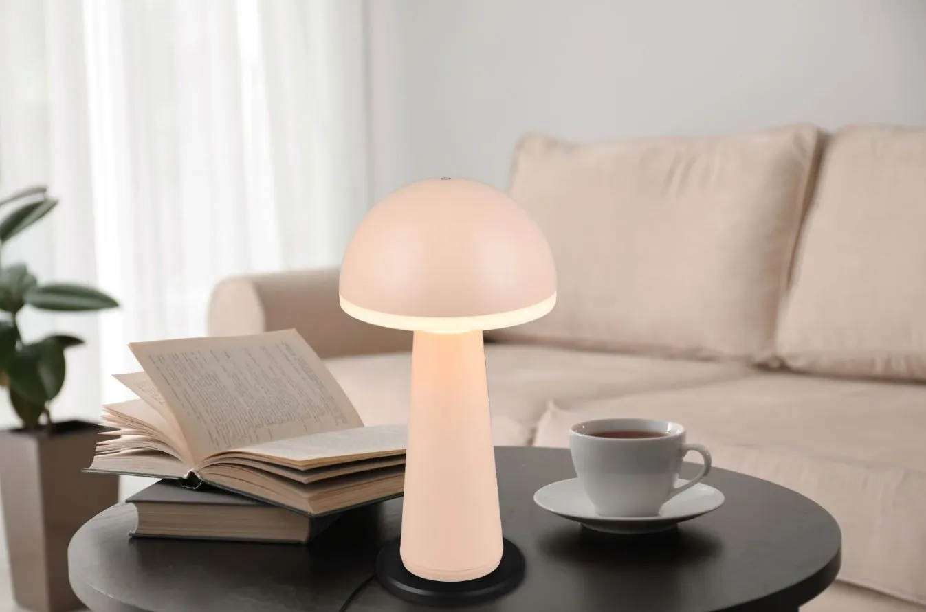 Lumetto per Esterno Fungo Sand Led Touch Dimmer CCT USB + Ricarica a Induzione Trio Lighting