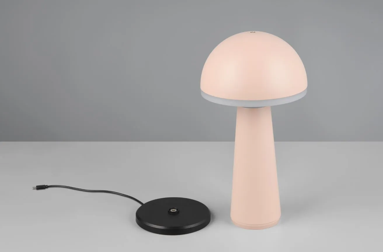 Lumetto per Esterno Fungo Sand Led Touch Dimmer CCT USB + Ricarica a Induzione Trio Lighting