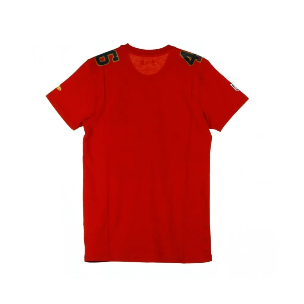 MAGLIETTA NFL NUMBER CLASSIC TEE SAF49E SCARLET