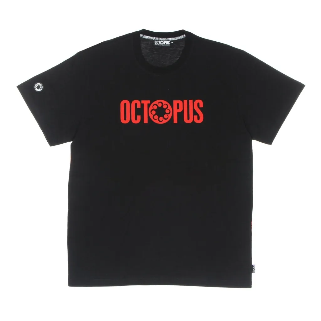 maglietta uomo outline logo tee BLACK