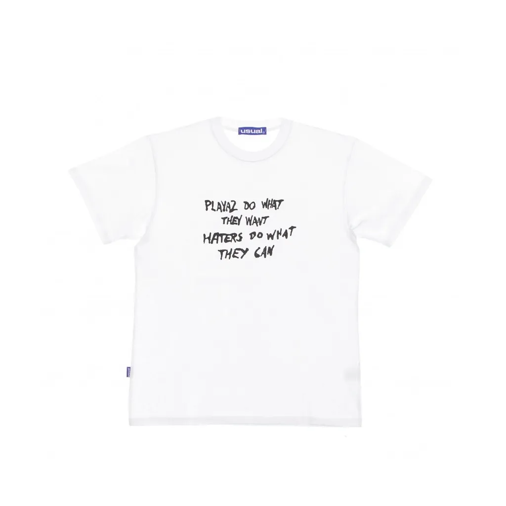 maglietta uomo playaz tee WHITE
