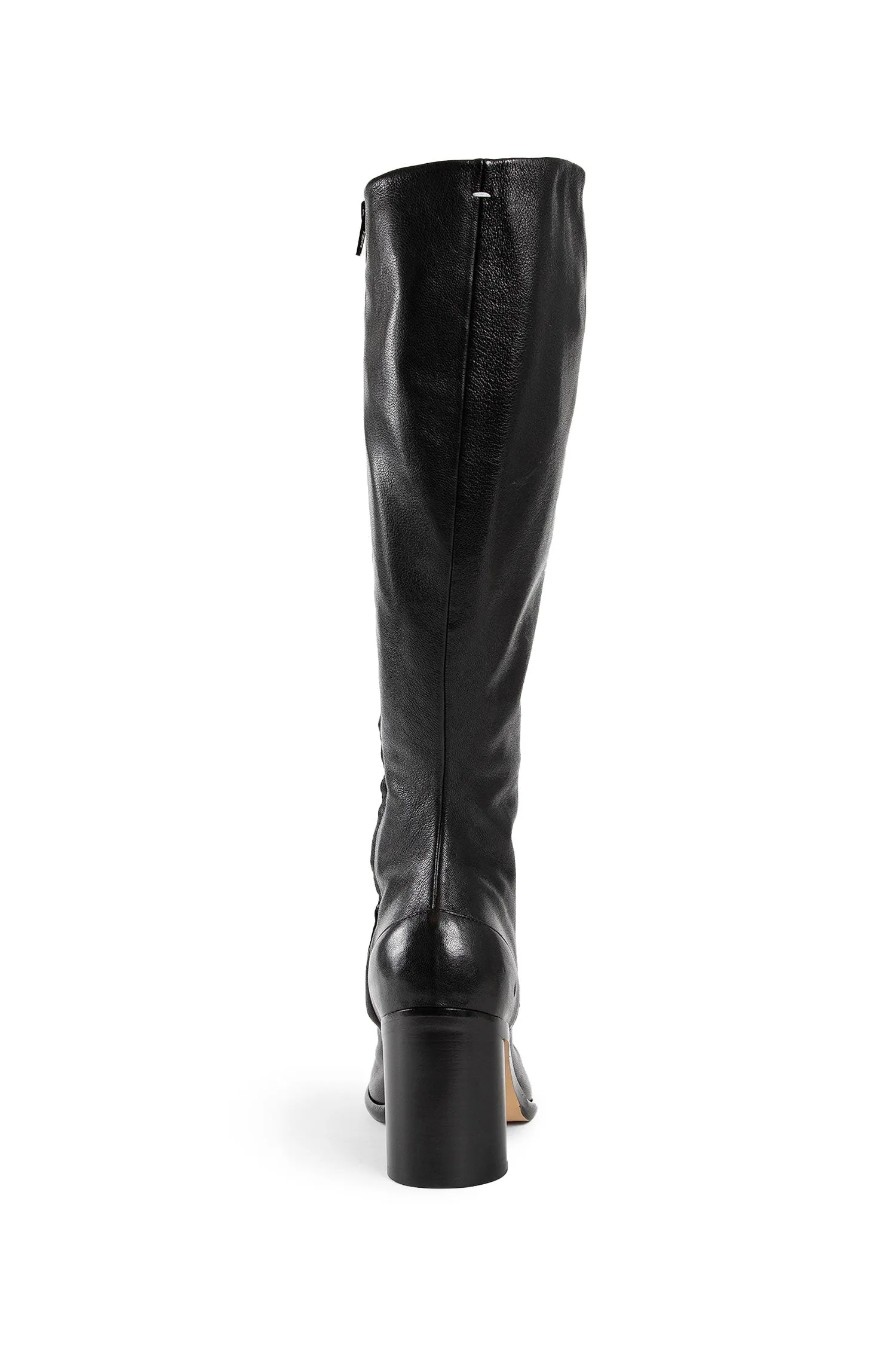 maison margiela  leather tabi boots 