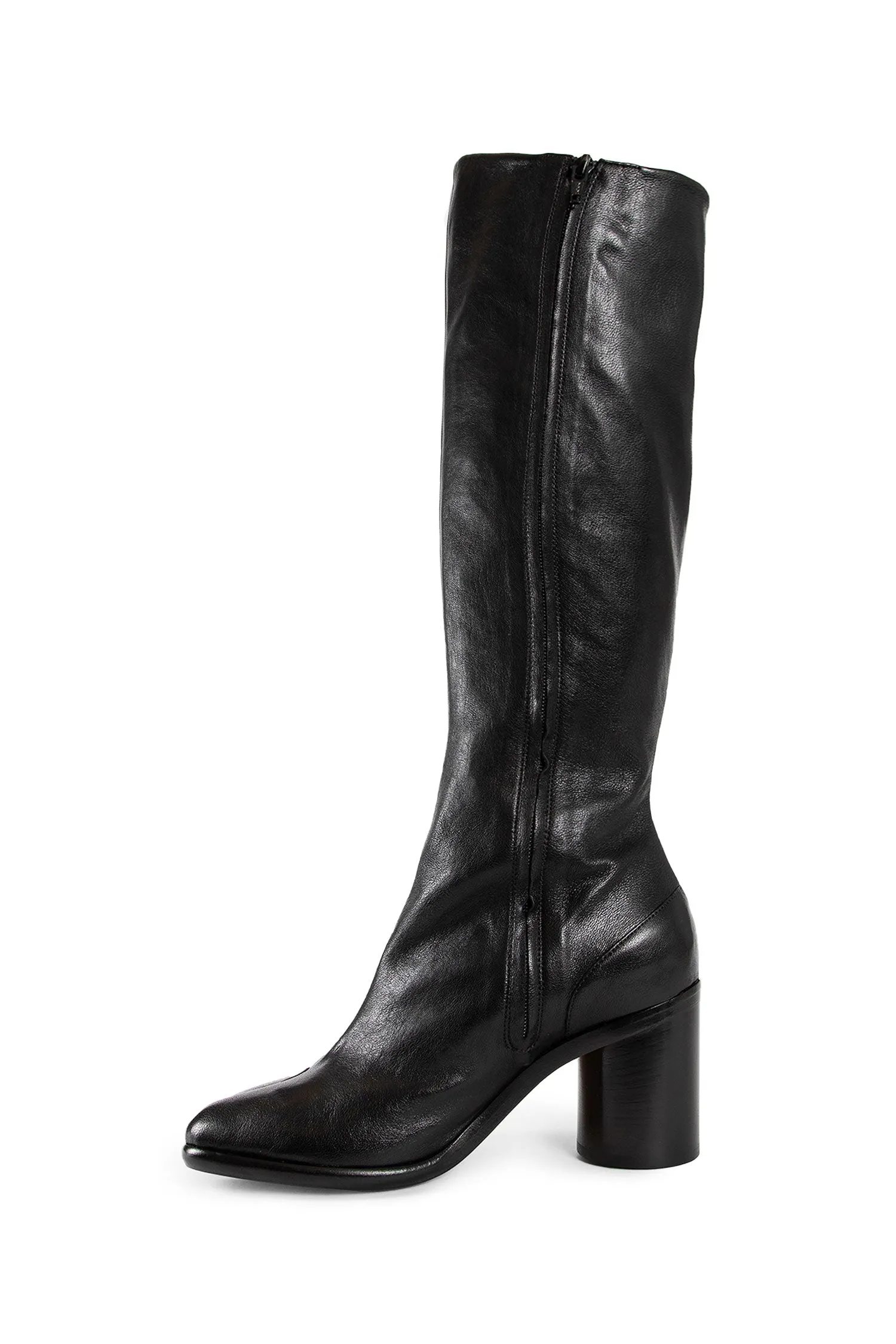maison margiela  leather tabi boots 