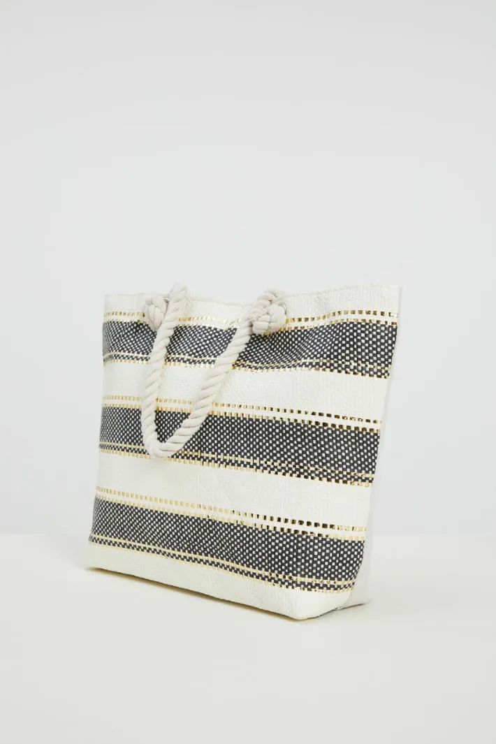 Maxi shopper in tela