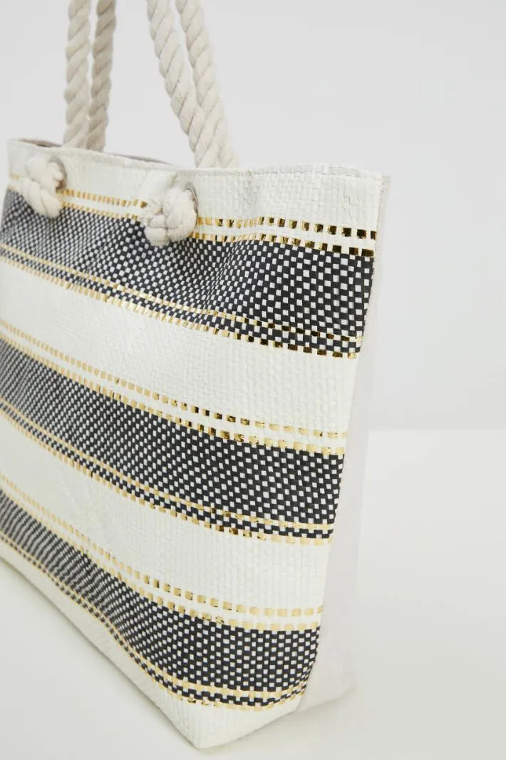 Maxi shopper in tela