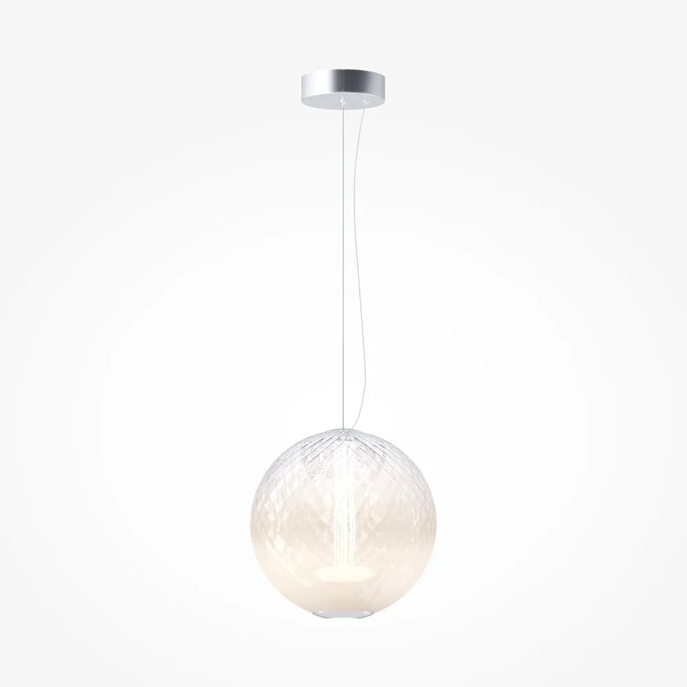Maytoni  Lampada a sospensione moderna con diffusore rotondo in vetro a led dimmerabile Bruma - 15W - 2700k Luce Calda