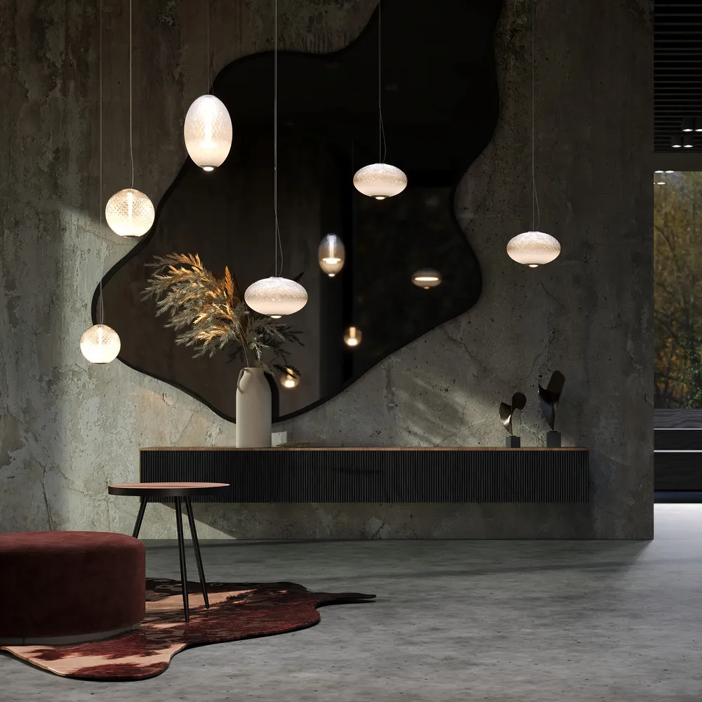 Maytoni  Lampada a sospensione moderna con diffusore rotondo in vetro a led dimmerabile Bruma - 15W - 2700k Luce Calda