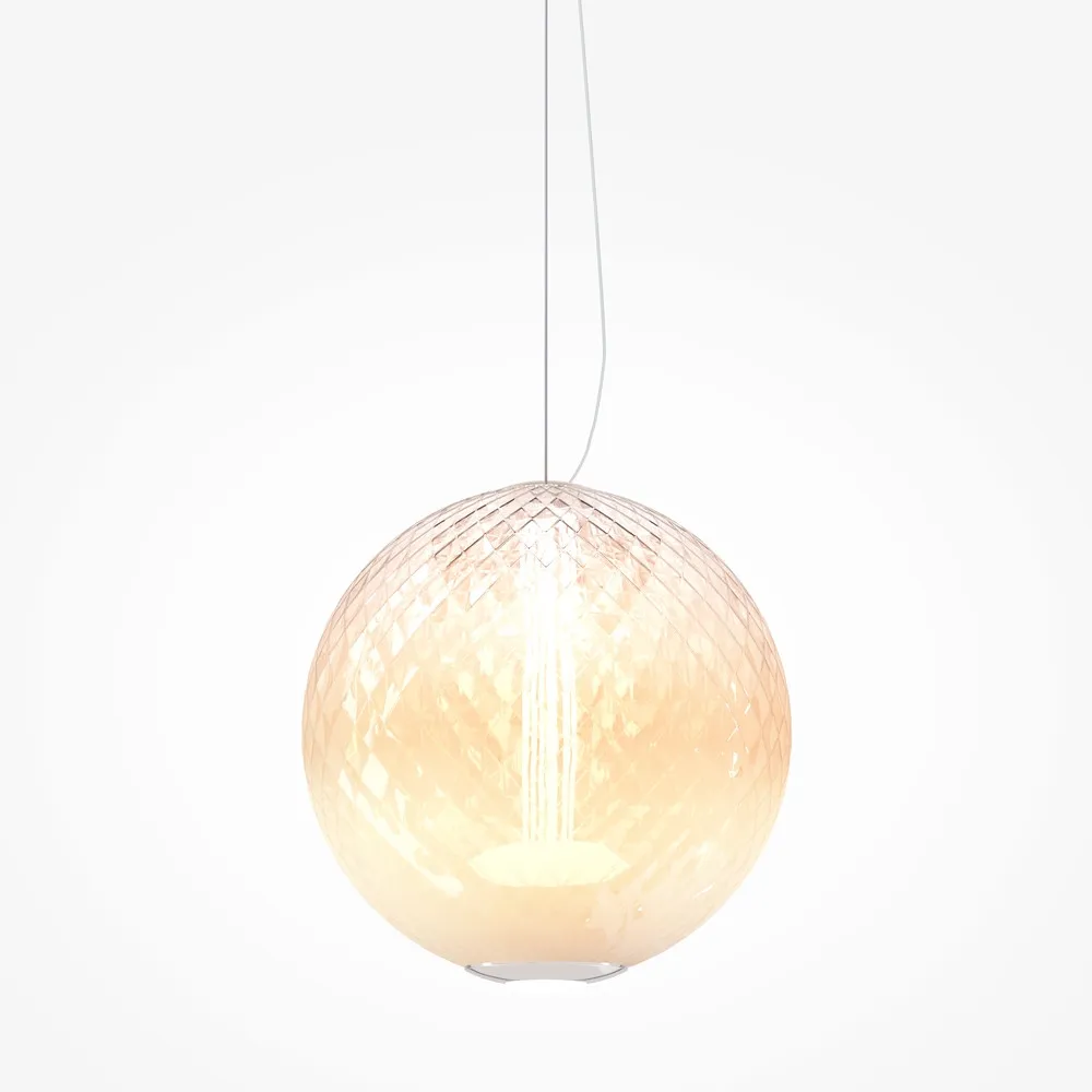 Maytoni  Lampada a sospensione moderna con diffusore rotondo in vetro a led dimmerabile Bruma - 15W - 2700k Luce Calda