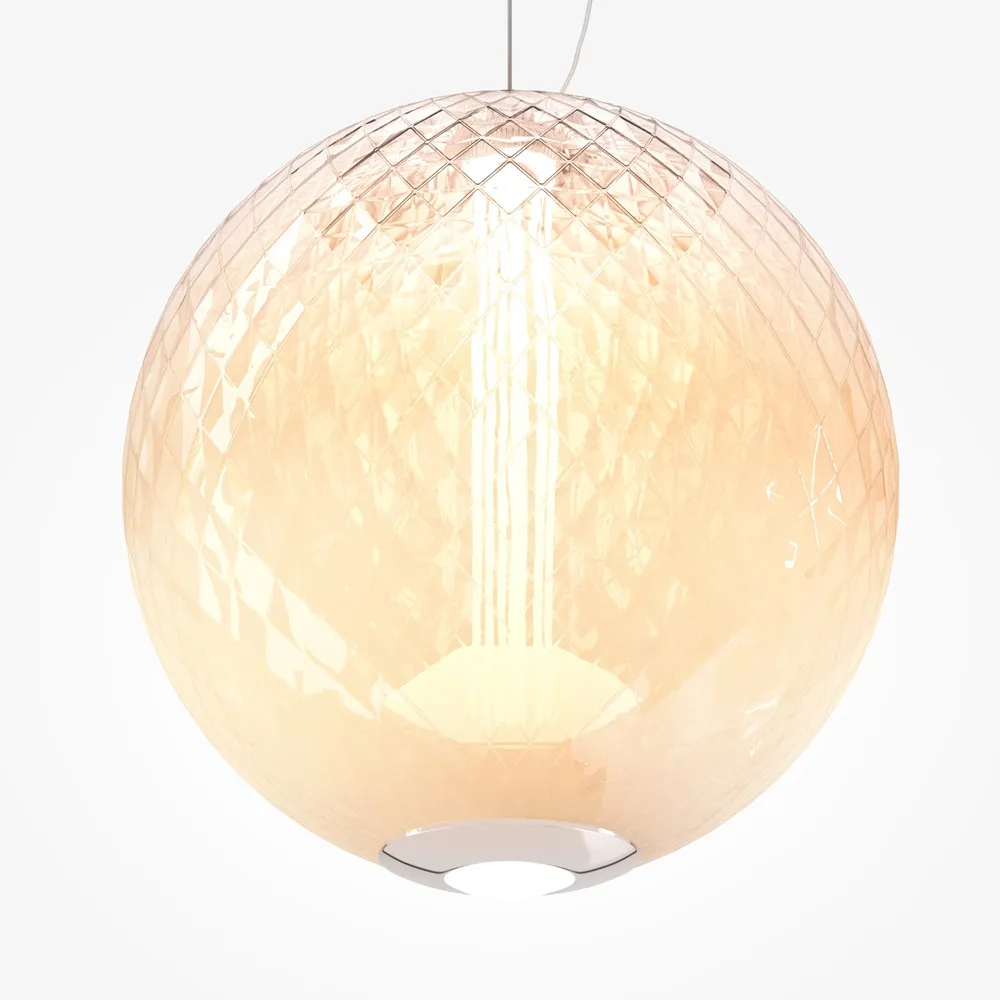 Maytoni  Lampada a sospensione moderna con diffusore rotondo in vetro a led dimmerabile Bruma - 15W - 2700k Luce Calda