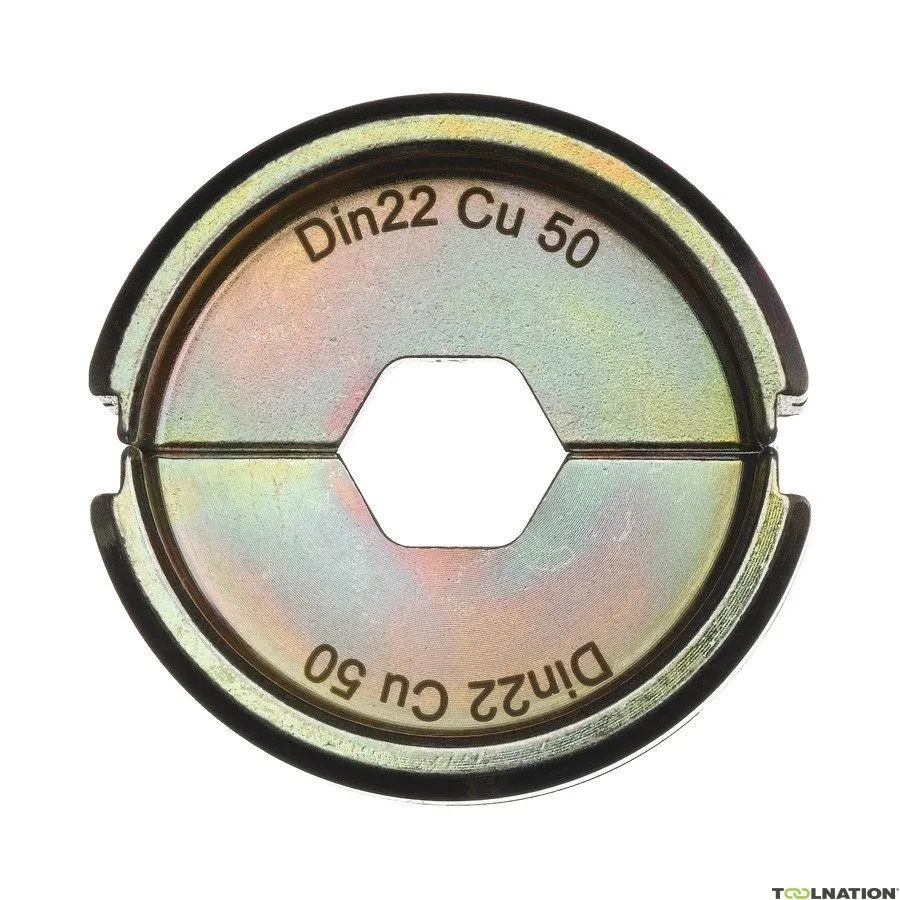 Milwaukee Accessori 4932451753 DIN22 Cu 240 Ganascia per crimpatura 240mm2 per M18 HCCT-201C Pinza per crimpatura