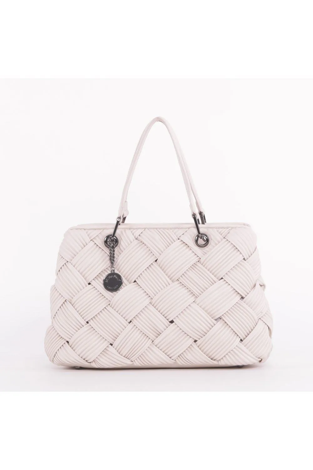 Mimi Mua  art: M8-H200654 -BORSA A BRACCIO CON MACROINTRECCIO