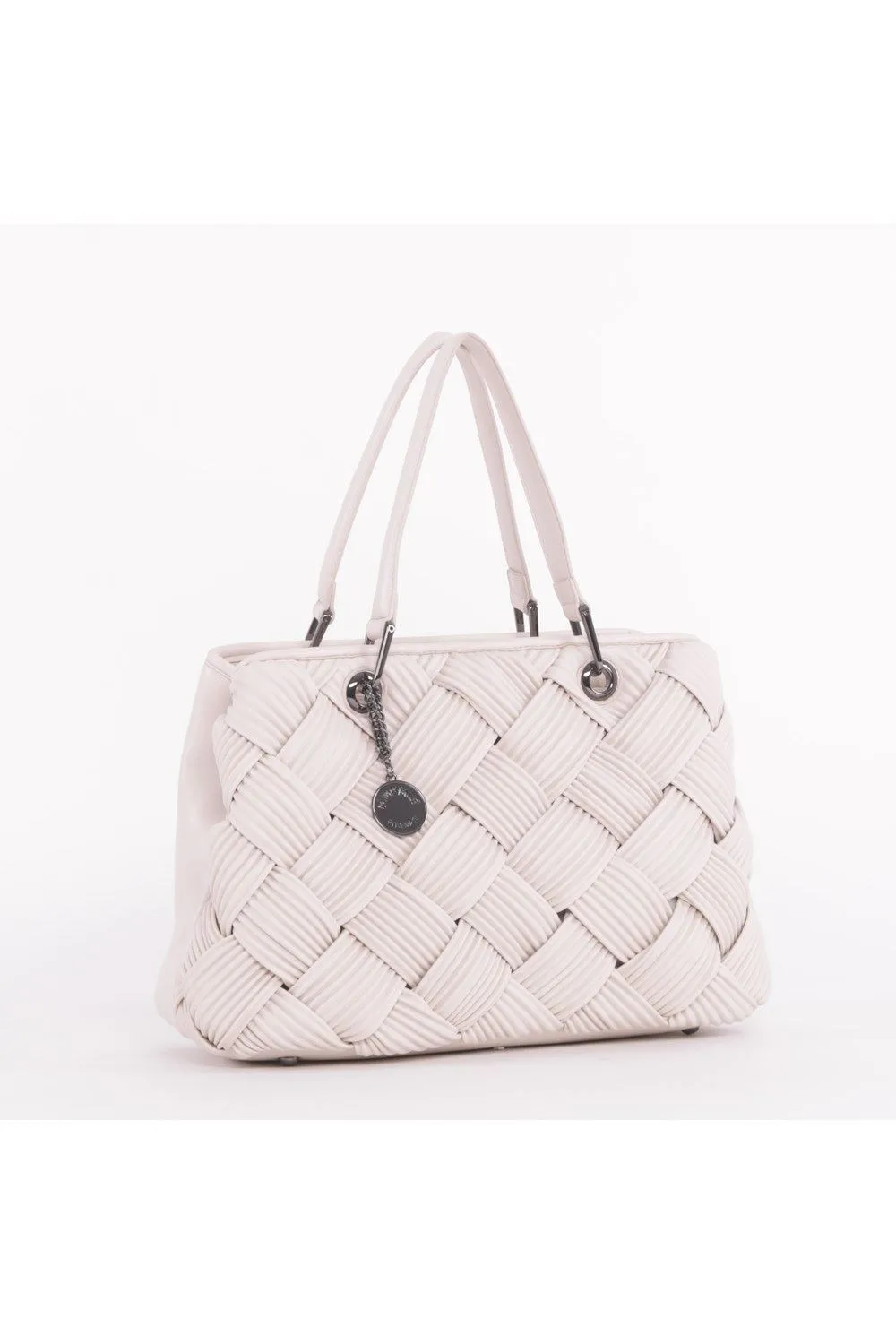 Mimi Mua  art: M8-H200654 -BORSA A BRACCIO CON MACROINTRECCIO